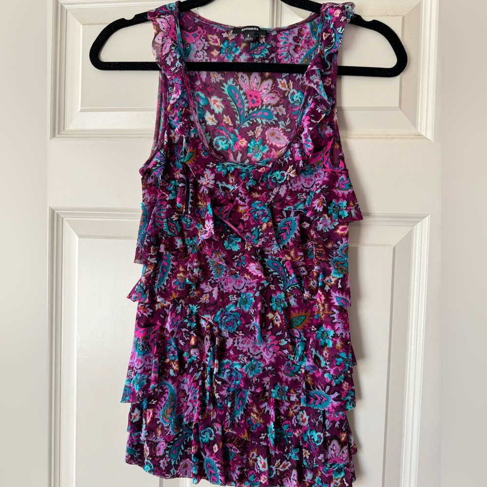 Express, floral top